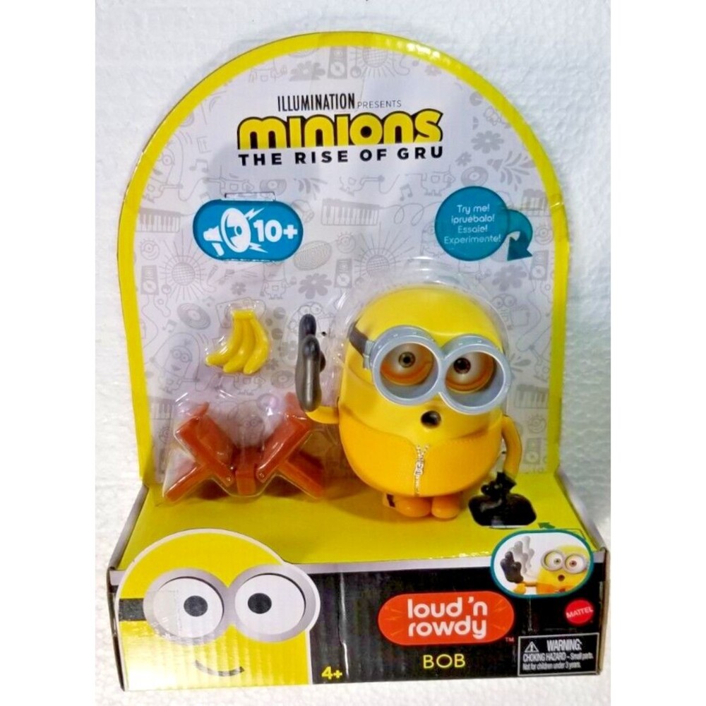 Minions  Rise of the GRU Loud' N Rowdy BOB 10+ Sounds Action & Sound Ages 4 Yrs+